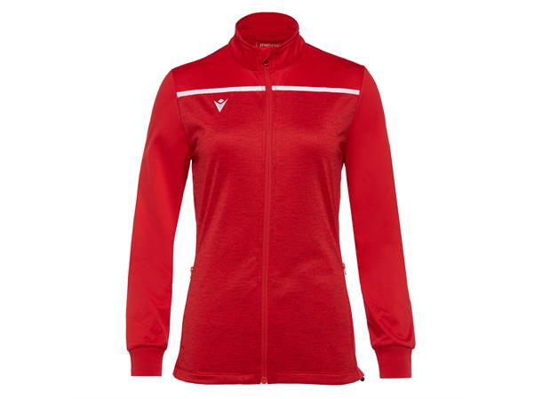 Eos Full Zip Top Dame RED/WHT XS Overtrekksjakke 