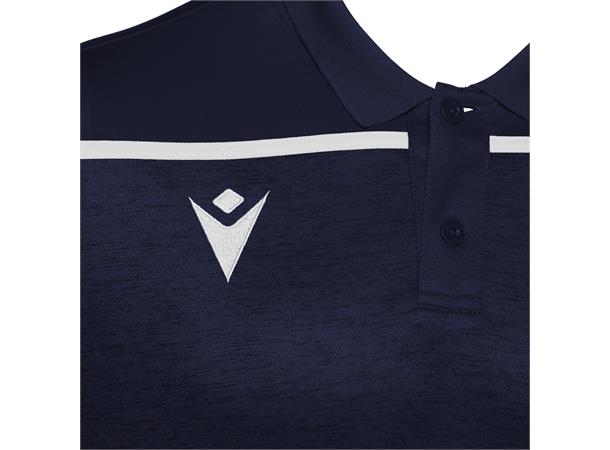 Jumeirah Polo NAV/WHT M Poloskjorte i elastisk stoff 