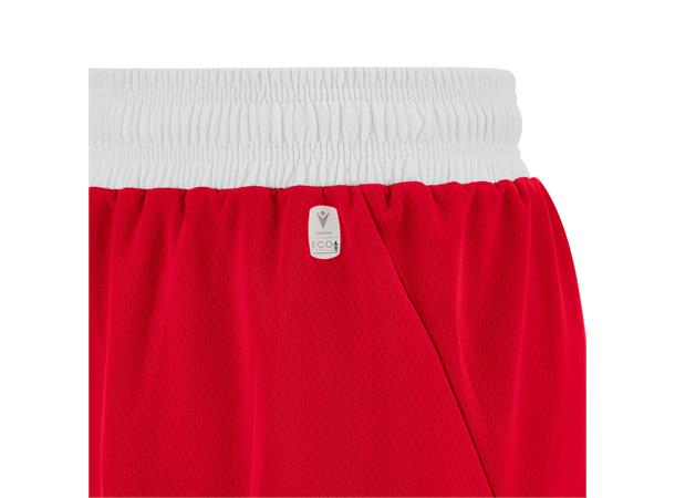 Kansas Basket Eco Shorts RED/WHT 3XL Teknisk basketshorts - Unisex 
