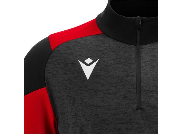 Izel Training 1/4 Zip Top BLK/RED 3XL Teknisk treningsgenser - Unisex 